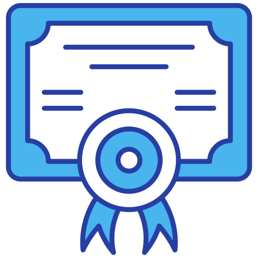 certificado icono gratis