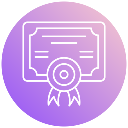 certificado icono gratis