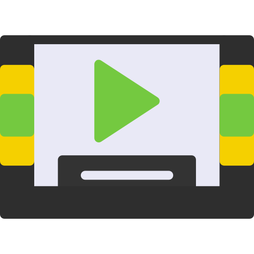 reproductor de video icono gratis