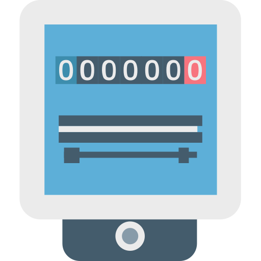 medidor eléctrico icono gratis