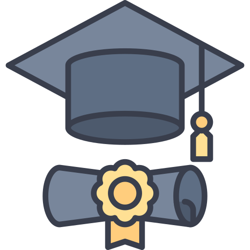 graduación icono gratis