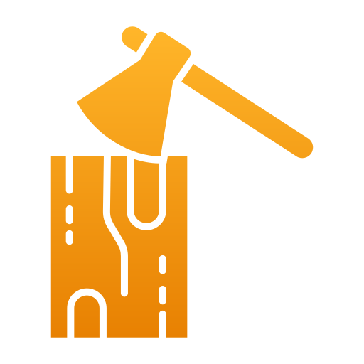 나무를 자르다 무료 아이콘