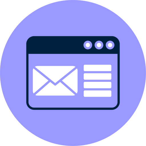 página de contacto icono gratis