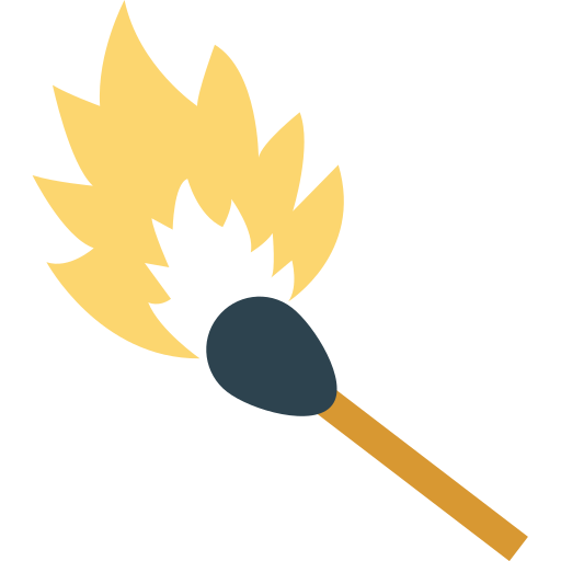 fósforos icono gratis