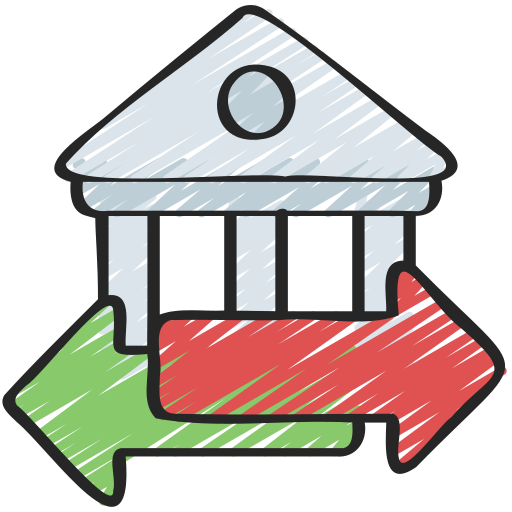 virement bancaire Icône gratuit virement bancaire Icône gratuit