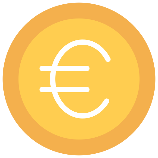 euro icono gratis