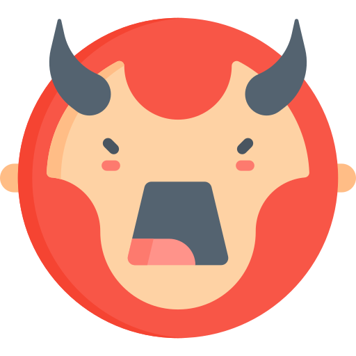 wütend kostenlos Icon