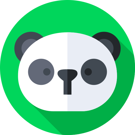 Panda bear free icon