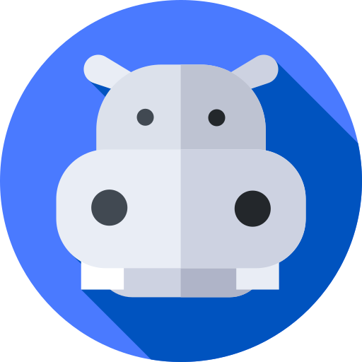 Hippopotamus free icon