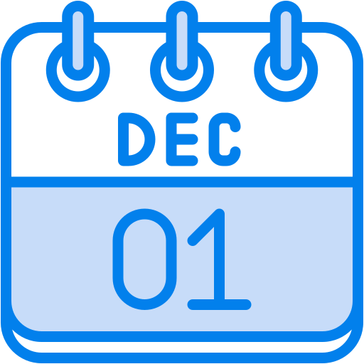 1 de diciembre icono gratis