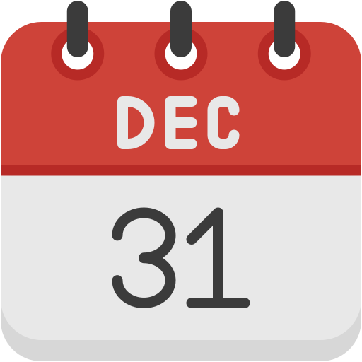 31 de dezembro grátis ícone 31 de dezembro grátis ícone