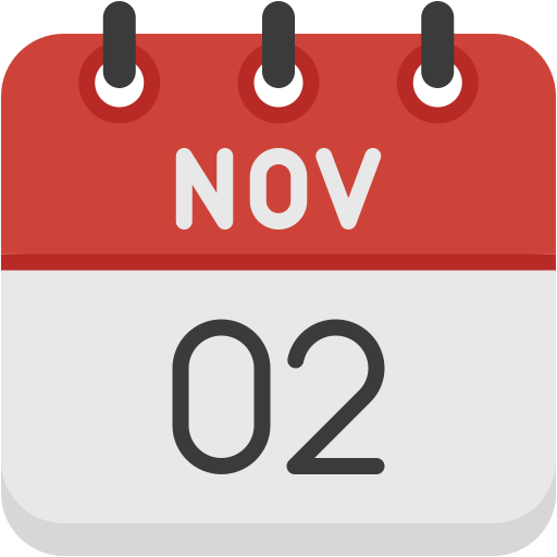 calendario mensual icono gratis