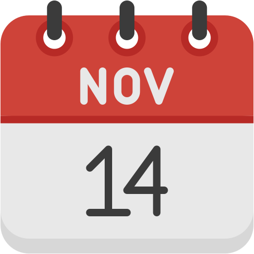 14 de noviembre icono gratis