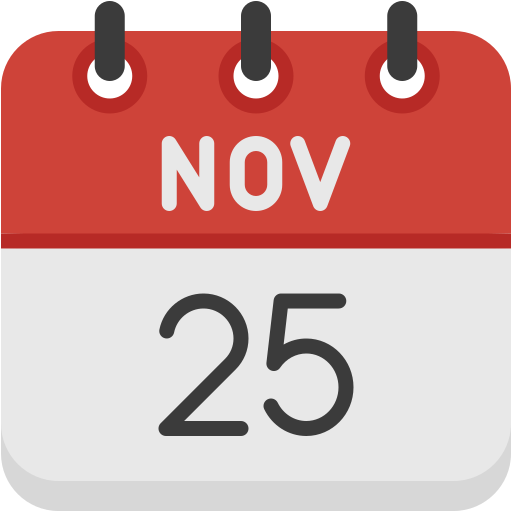 25. november kostenlos Icon 25. november kostenlos Icon