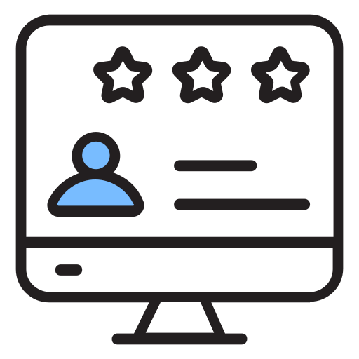 revisión de perfil icono gratis