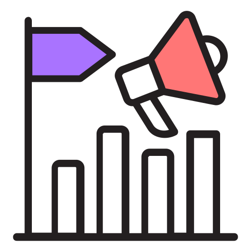 Marketing free icon