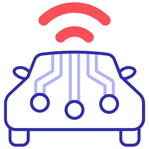 vehículo autónomo icono gratis