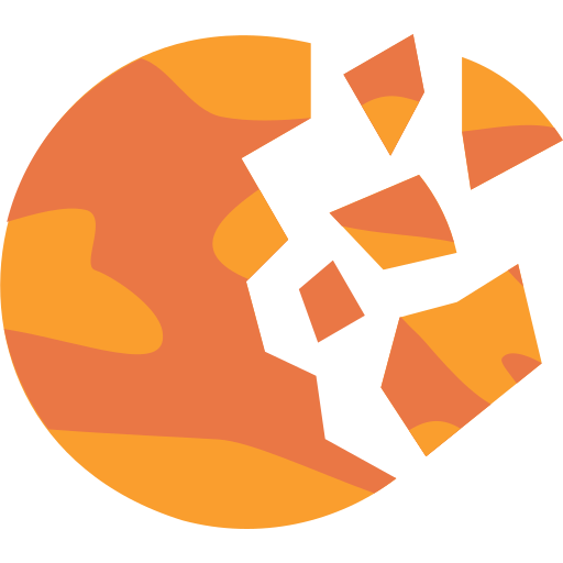 Destroyed planet free icon Destroyed planet free icon