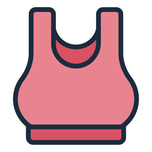 sujetador deportivo icono gratis
