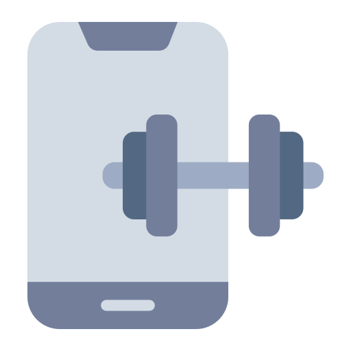 aplicación de fitness icono gratis