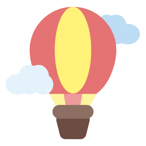 globo aerostático icono gratis