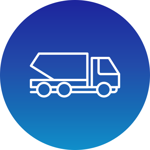 camión volquete icono gratis