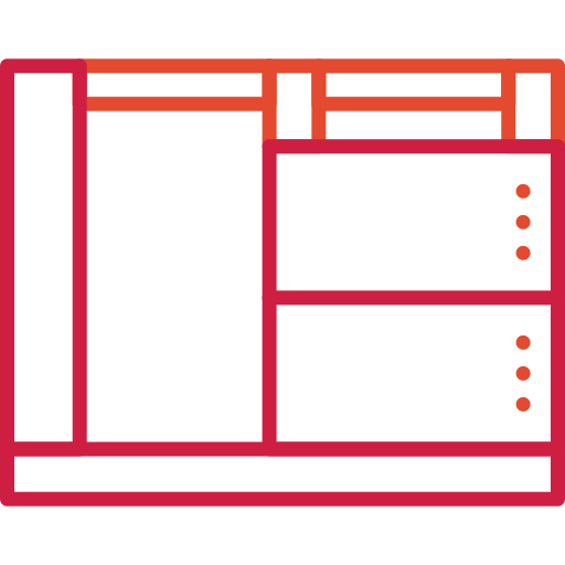 paneles de yeso icono gratis