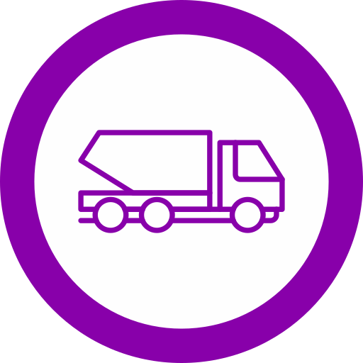 camión volquete icono gratis