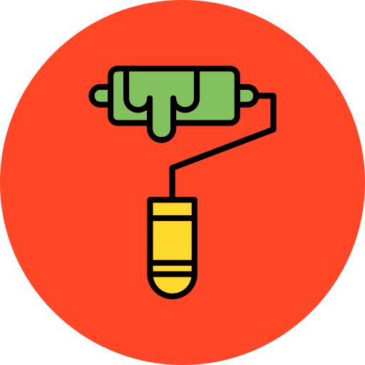 Paint roller free icon