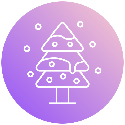 árbol de navidad icono gratis