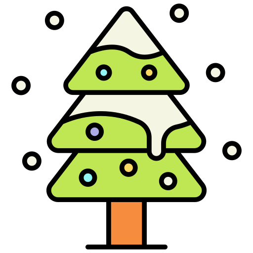 árbol de navidad icono gratis