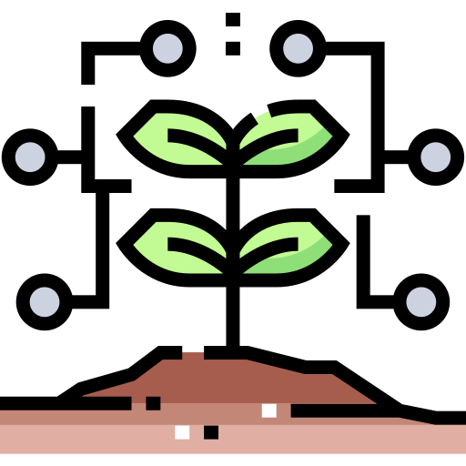 Icono De Agricultura Detailed Straight Lineal Color