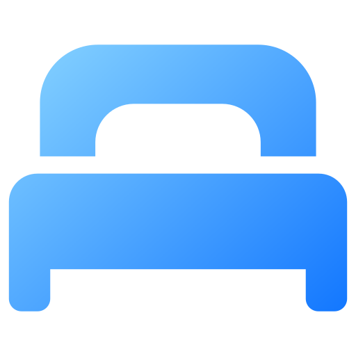 Bed free icon Bed free icon