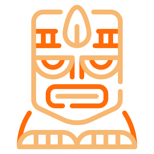 máscara tribal icono gratis