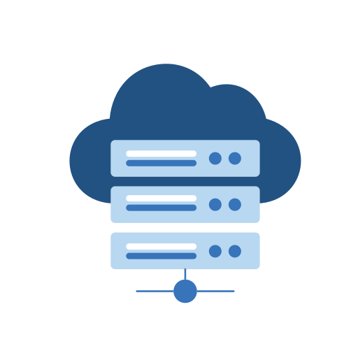 servidor en la nube icono gratis
