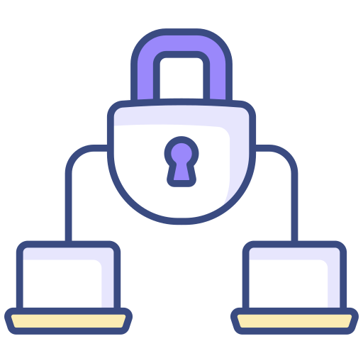 seguridad de datos icono gratis