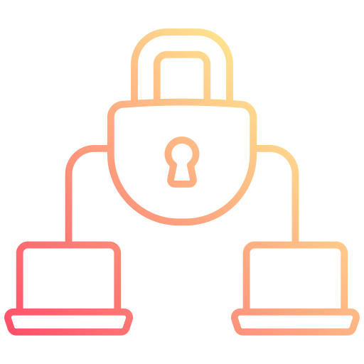 seguridad de datos icono gratis