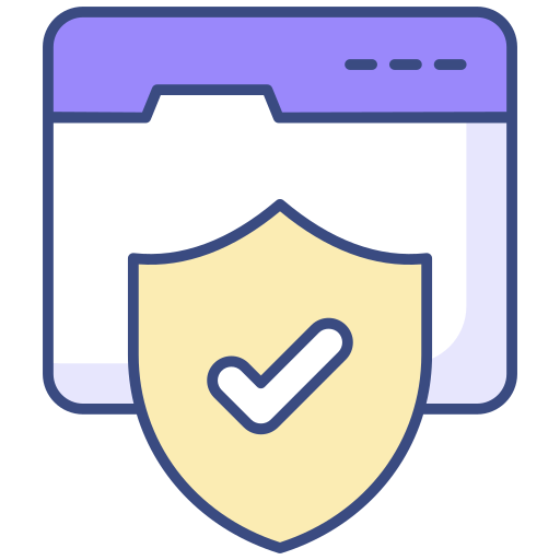 seguridad web icono gratis