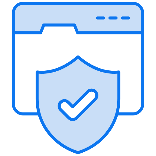 seguridad web icono gratis