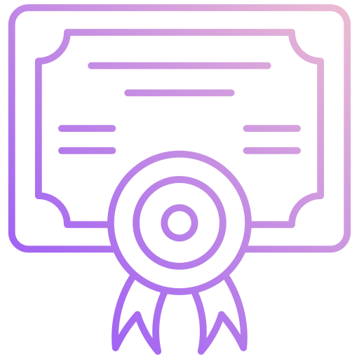 certificado icono gratis