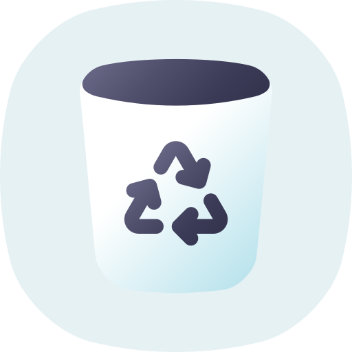 papelera de reciclaje icono gratis