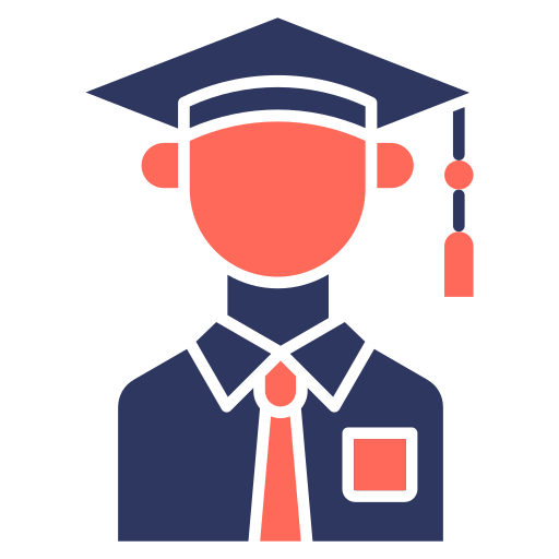 graduación icono gratis