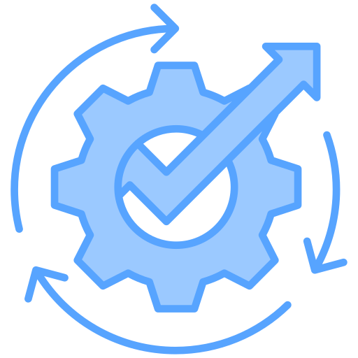 mejora de procesos icono gratis
