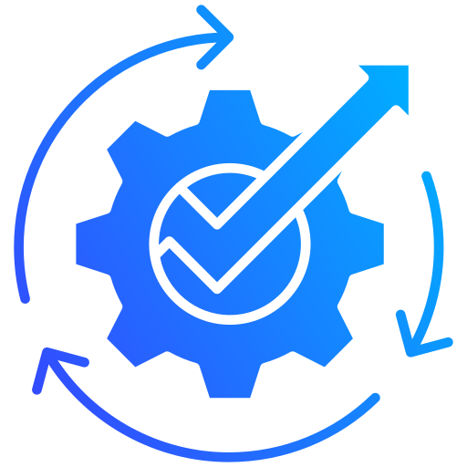 mejora de procesos icono gratis
