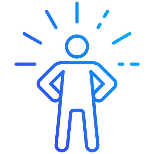 자신감 무료 아이콘