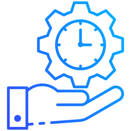 gestión del tiempo icono gratis