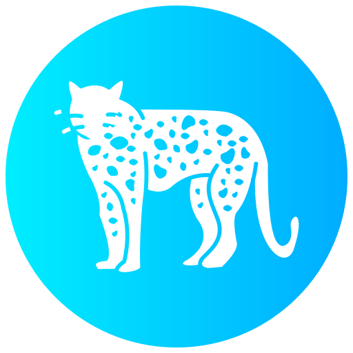 leopardo icono gratis