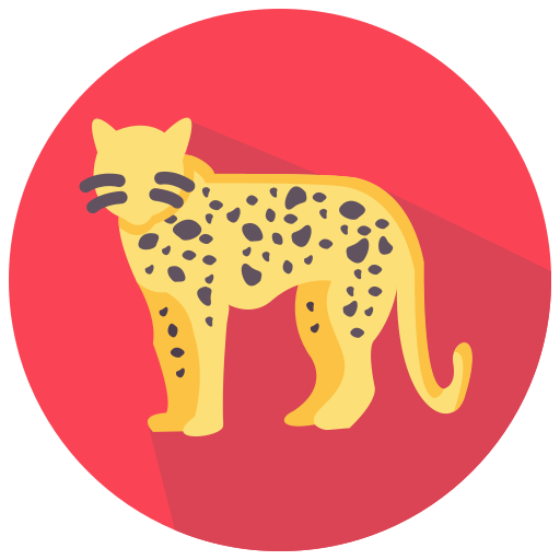 leopardo icono gratis