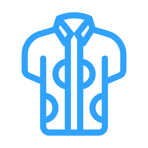 camisa hawaiana icono gratis