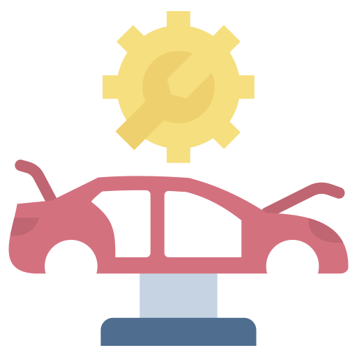 reparación de carrocería icono gratis